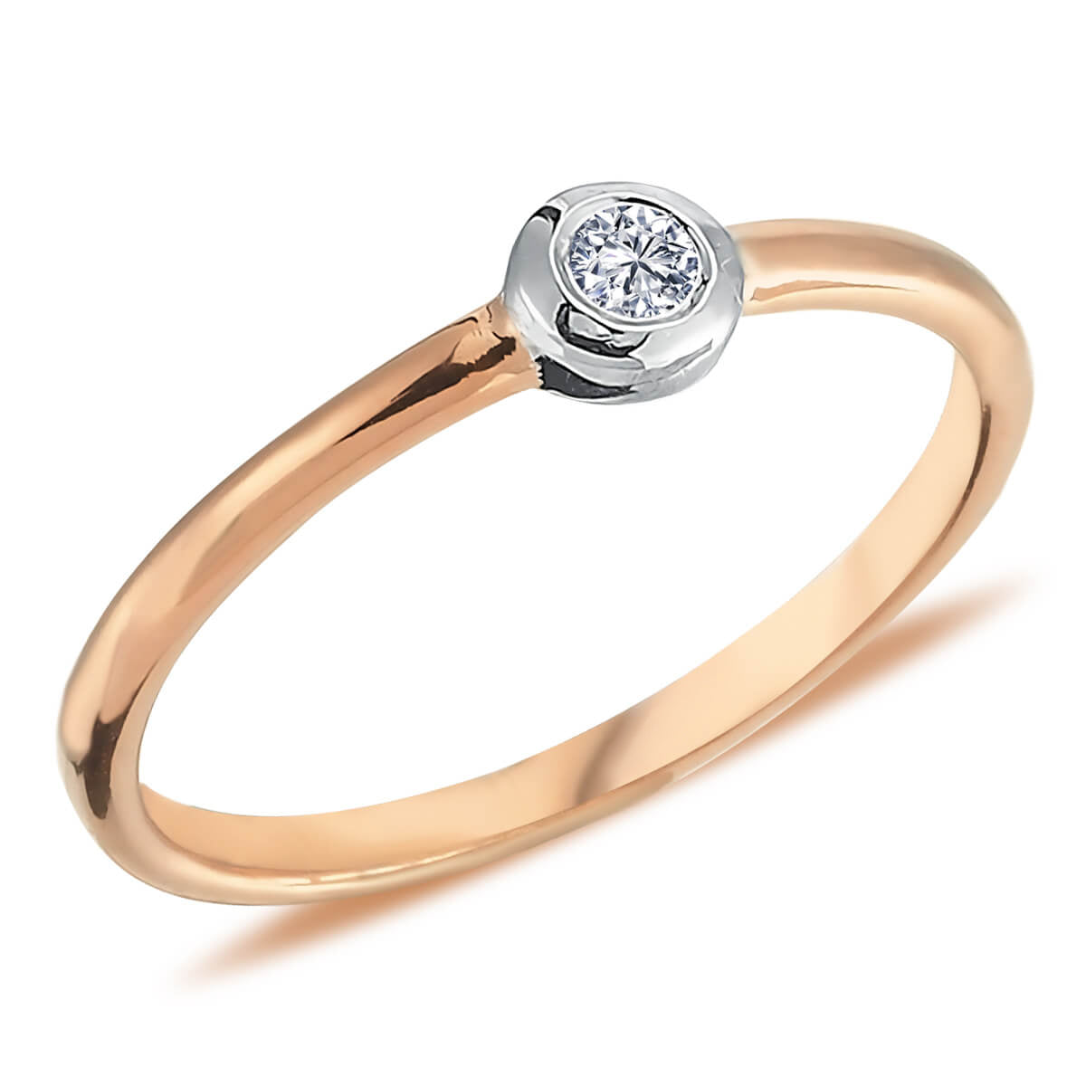 0.09 Carat Diamond Solitaire Ring