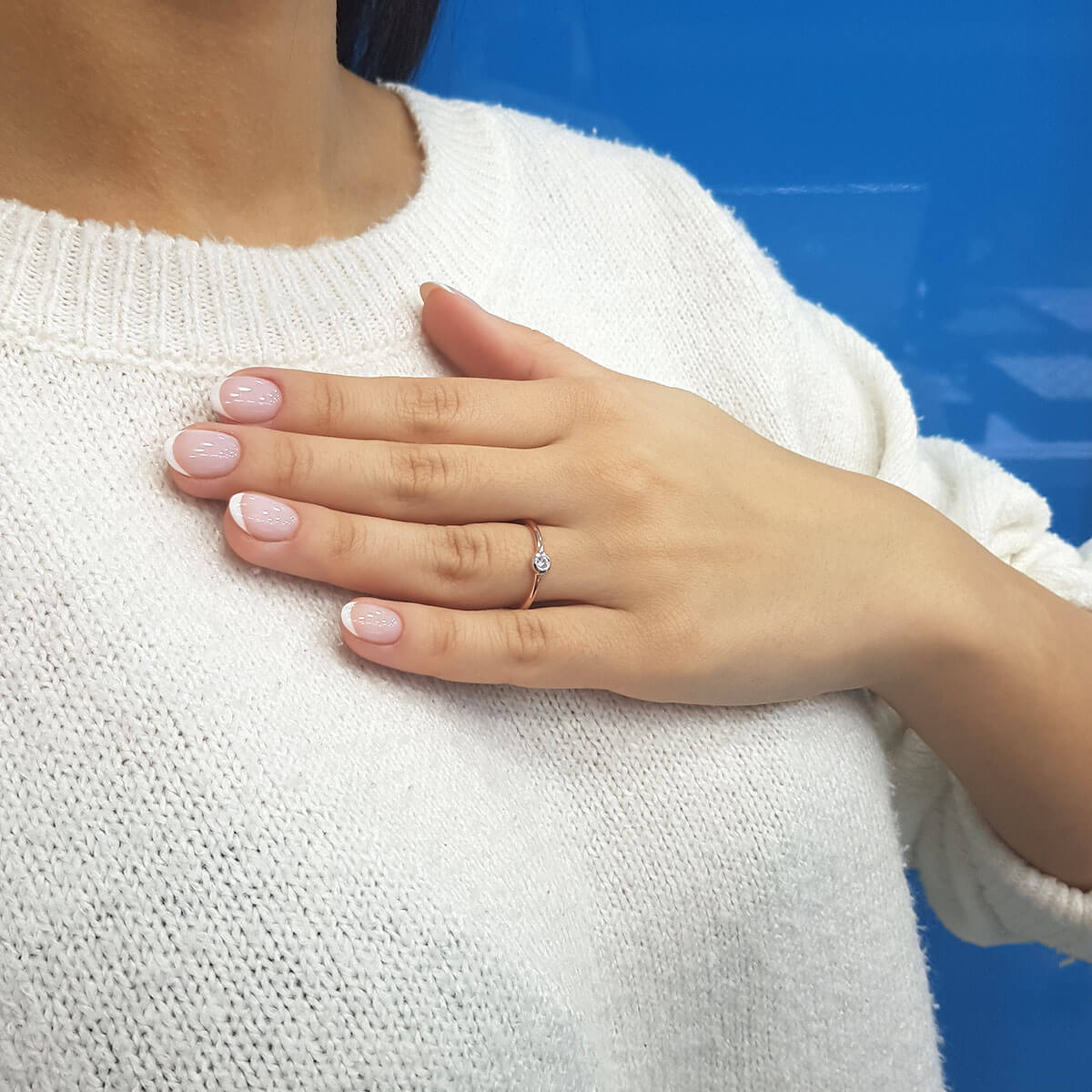 0.09 Carat Diamond Solitaire Ring