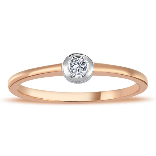 0.09 Carat Diamond Solitaire Ring