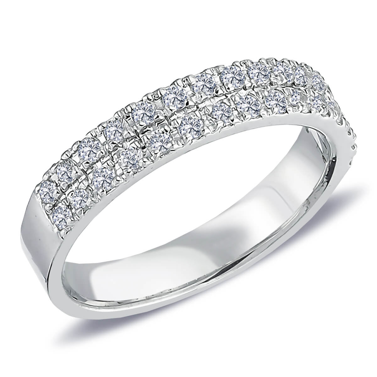 0.56 Carat Diamond Half-Eternity Ring