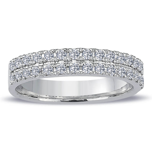 0.56 Carat Diamond Half-Eternity Ring