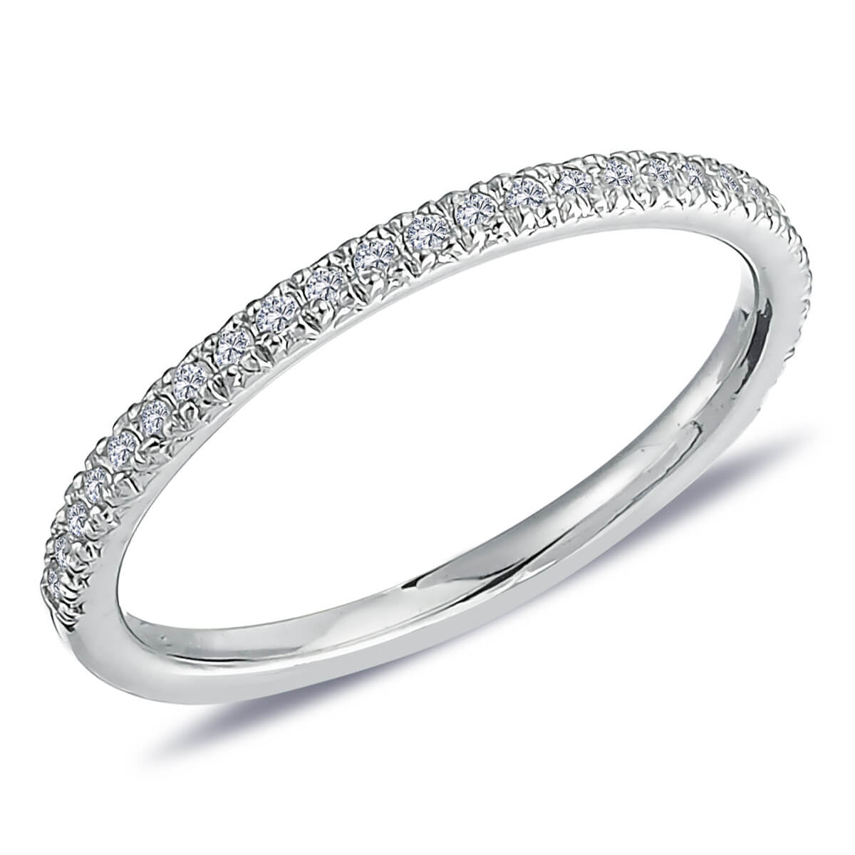 0.19 Carat Diamond Half-Eternity Ring