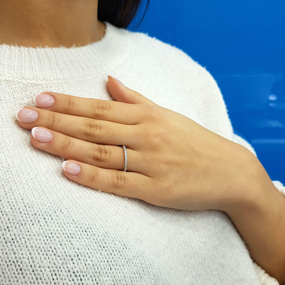 0.19 Carat Diamond Half-Eternity Ring