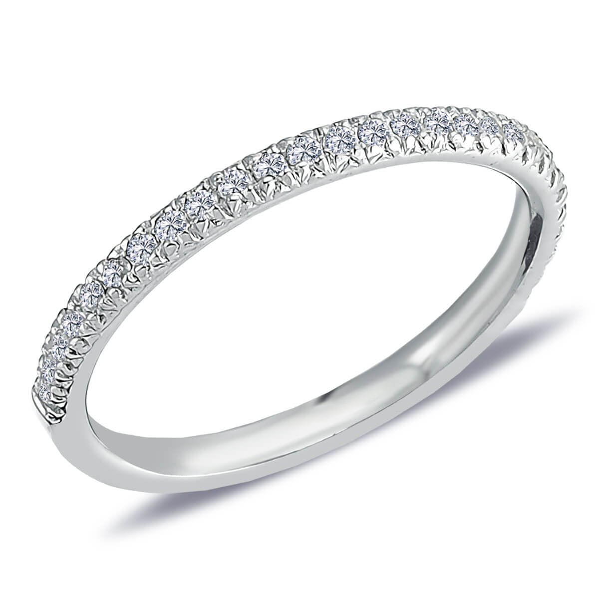 0.22 Carat Diamond Half-Eternity Ring