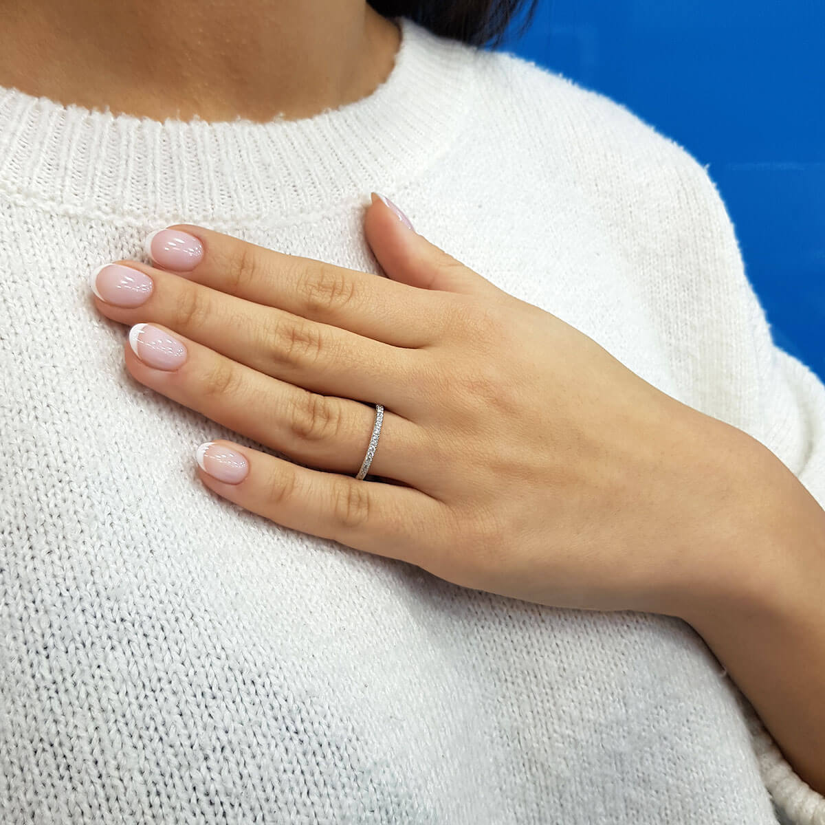0.25 Carat Diamond Half-Eternity Ring