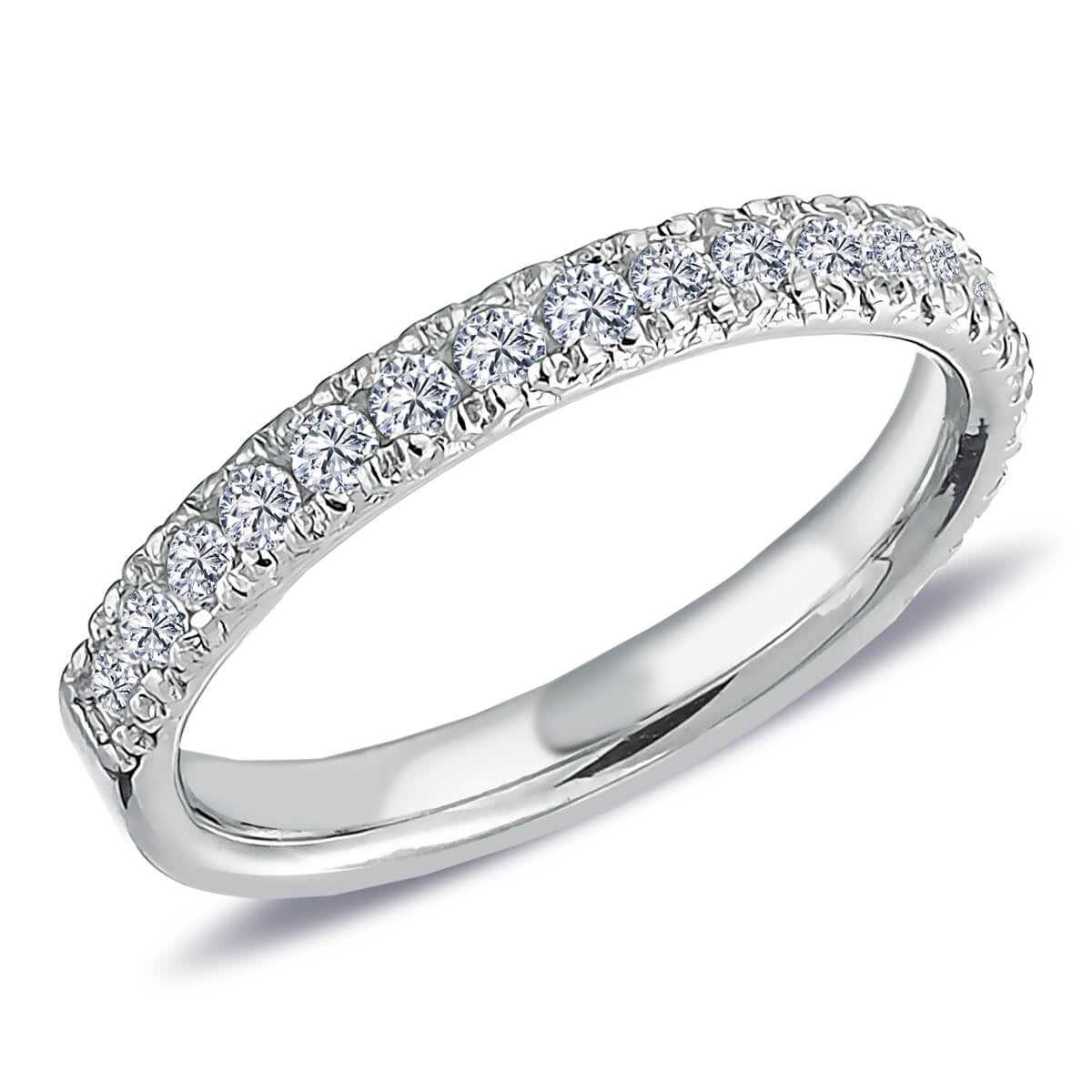 0.42 Carat Diamond Half-Eternity Ring