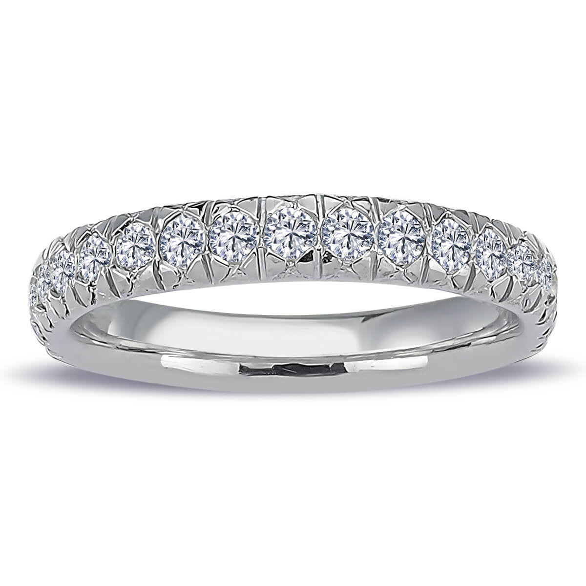 0.70 Carat Diamond Half-Eternity Ring