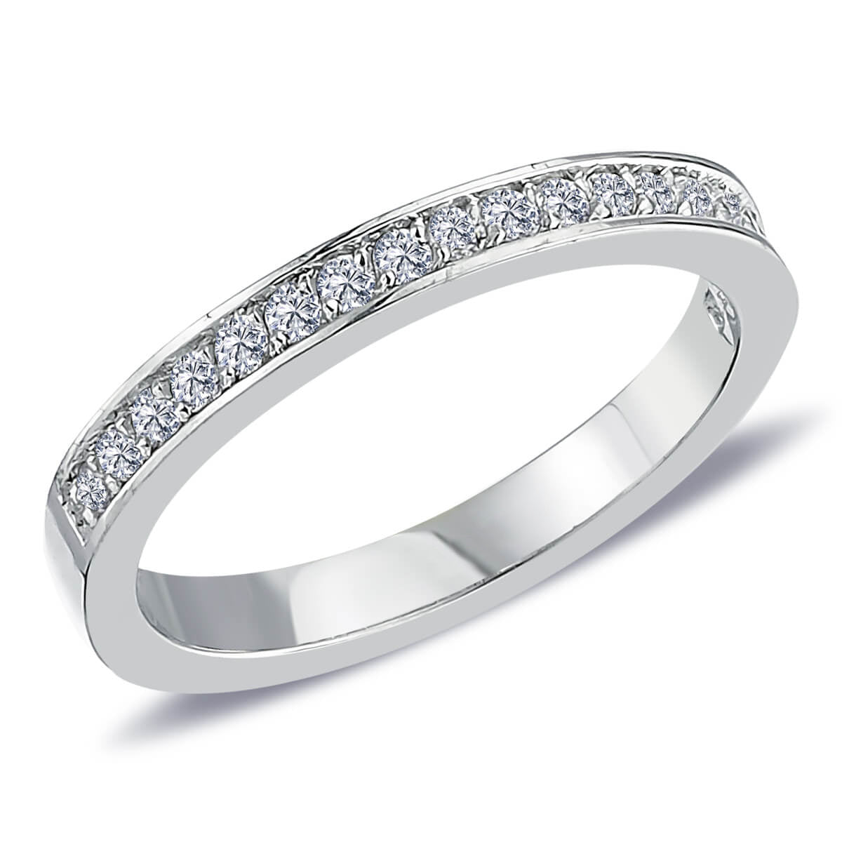 0.26 Carat Diamond Half-Eternity Ring