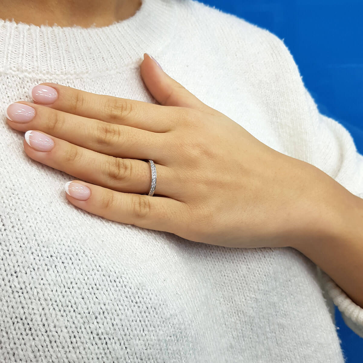 0.26 Carat Diamond Half-Eternity Ring