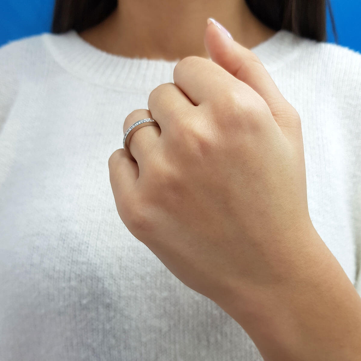 0.30 Carat Diamond Half-Eternity Ring