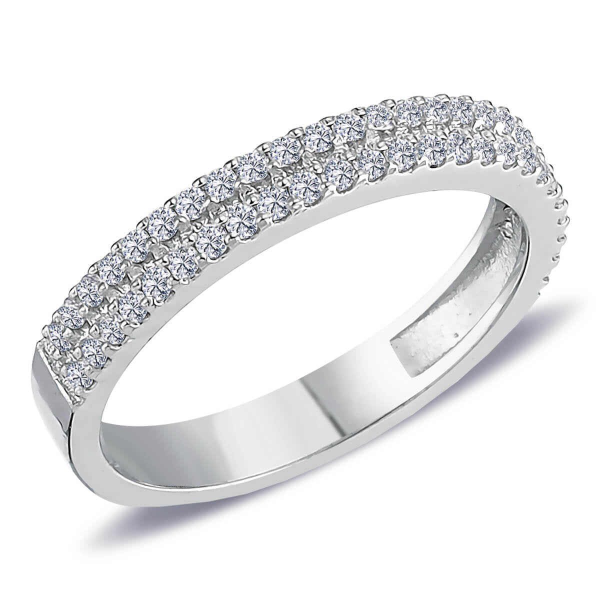 0.36 Carat Diamond Half-Eternity Ring