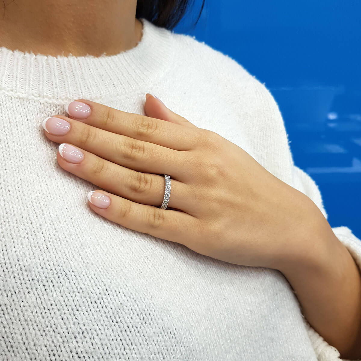 0.36 Carat Diamond Half-Eternity Ring
