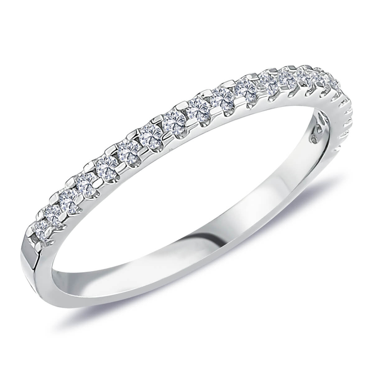 0.21 Carat Diamond Half-Eternity Ring