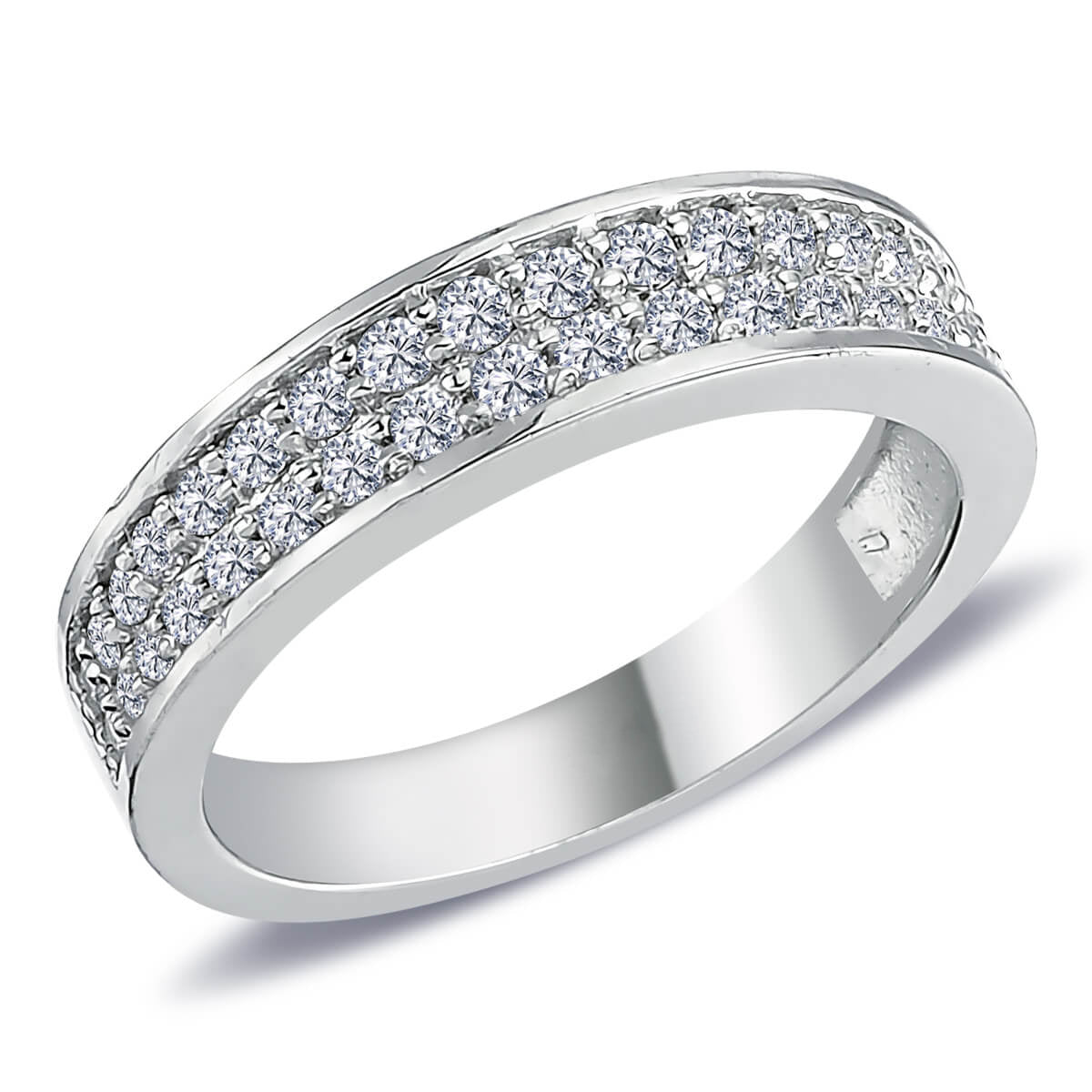 0.47 Carat Diamond Half-Eternity Ring