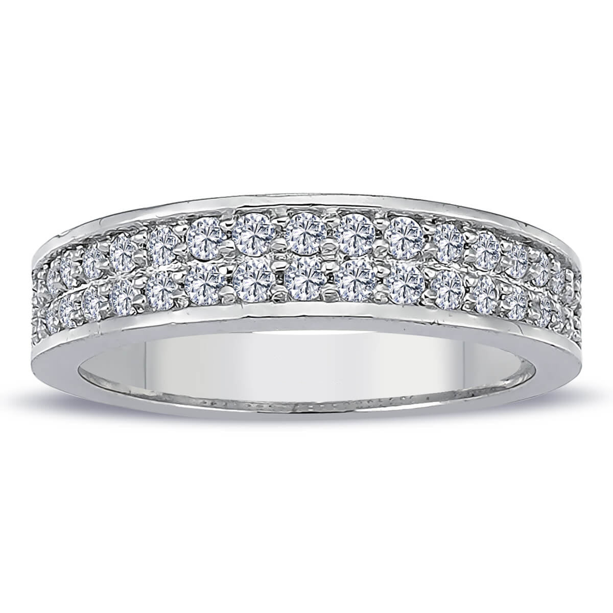 0.47 Carat Diamond Half-Eternity Ring