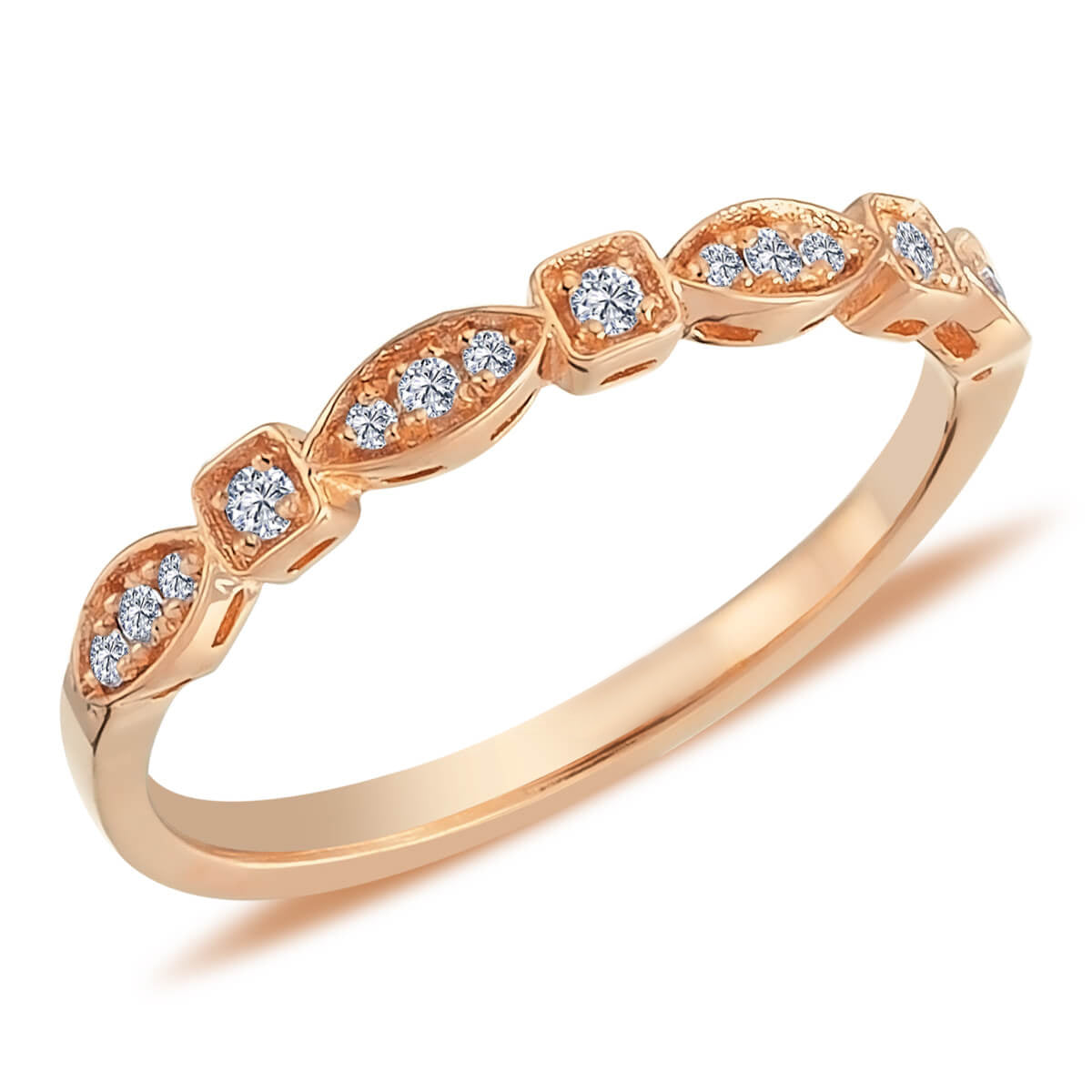 Diamond-Studded Yalur Ring