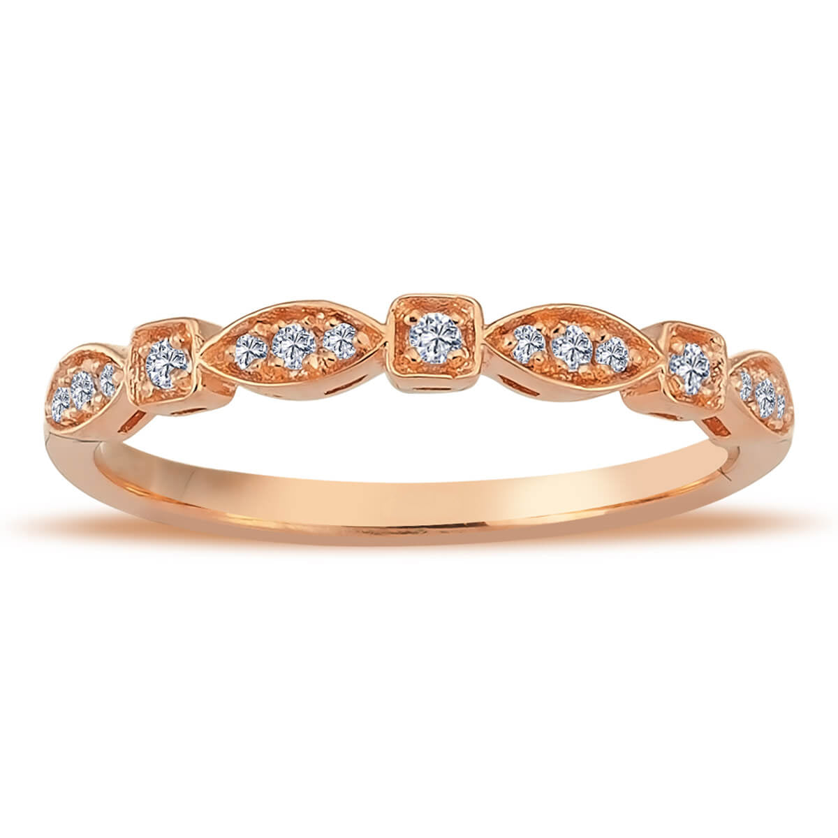 Diamond-Studded Yalur Ring