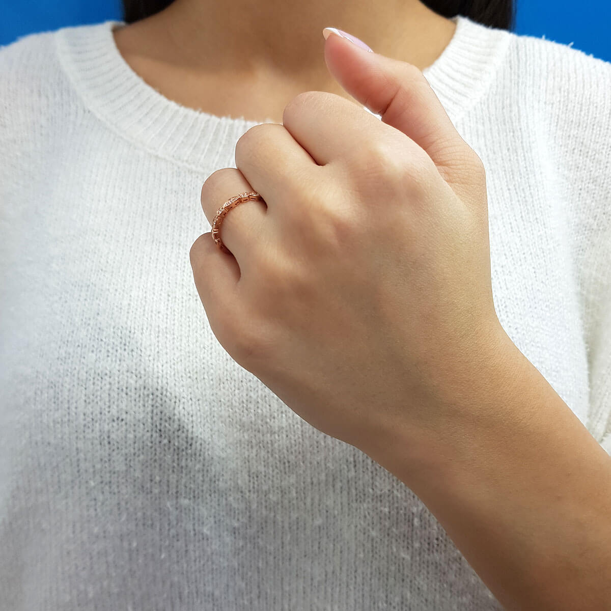 Diamond-Studded Yalur Ring