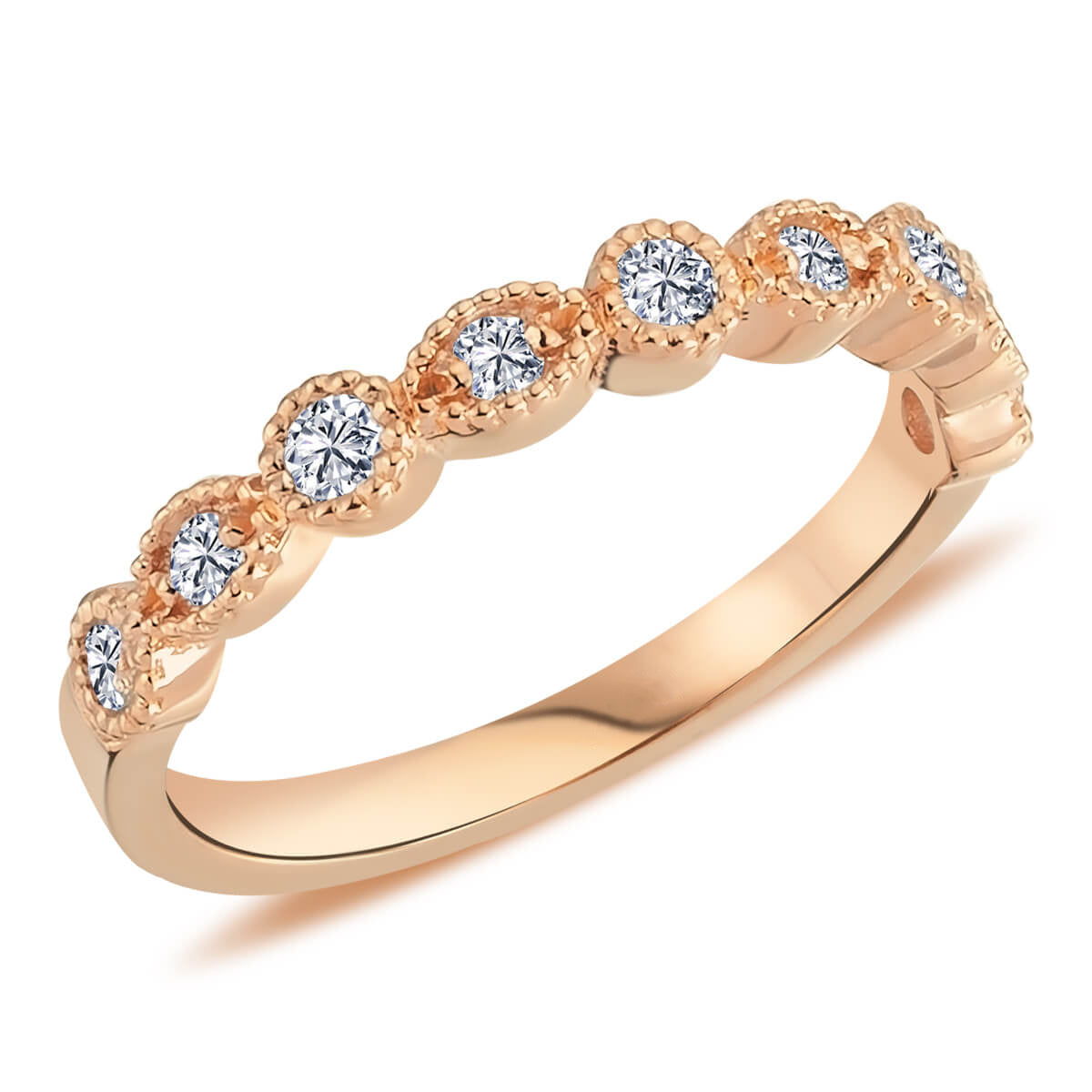 Diamond-Studded Ezad Ring