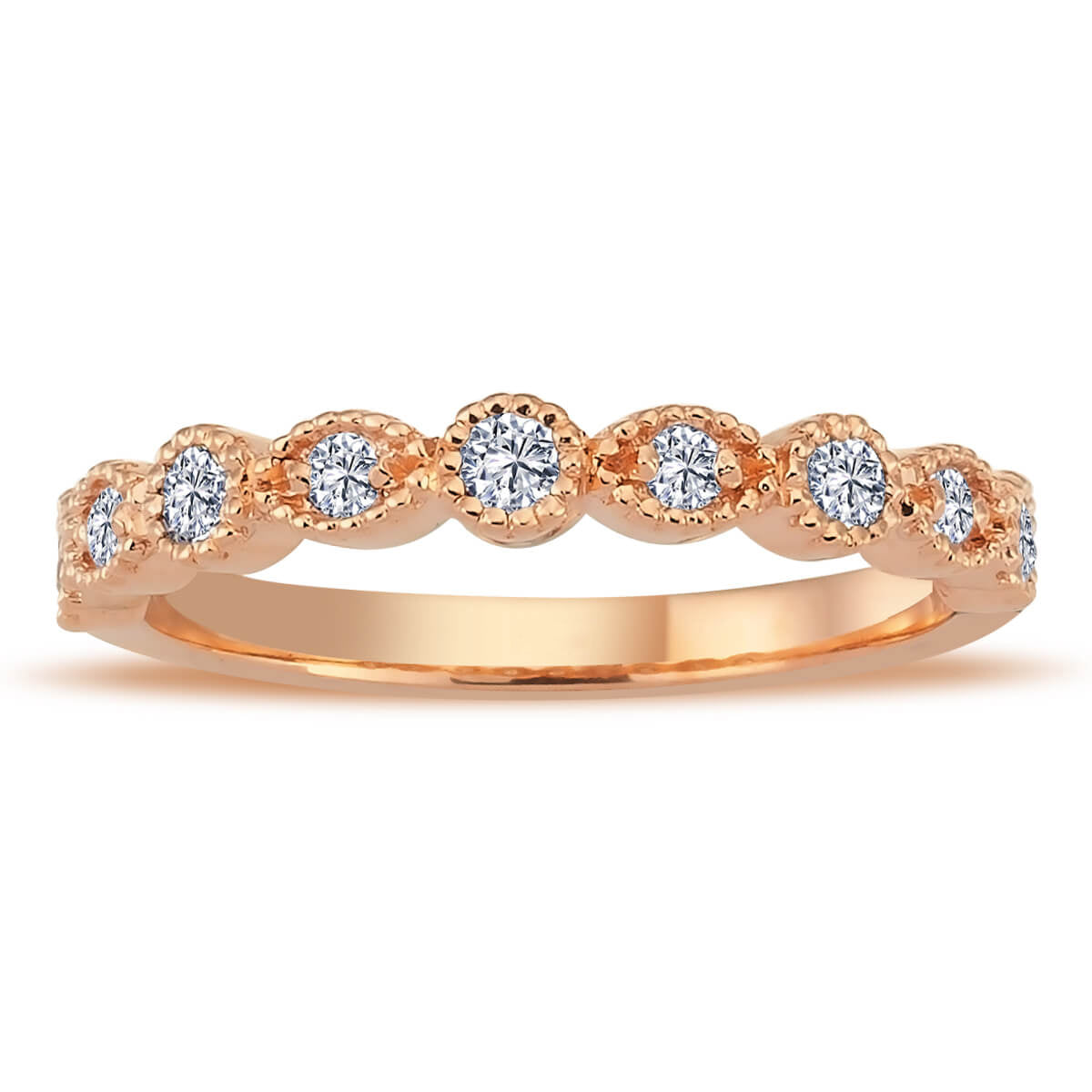 Diamond-Studded Ezad Ring