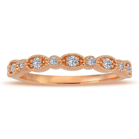 Diamond-Studded Piqa Ring