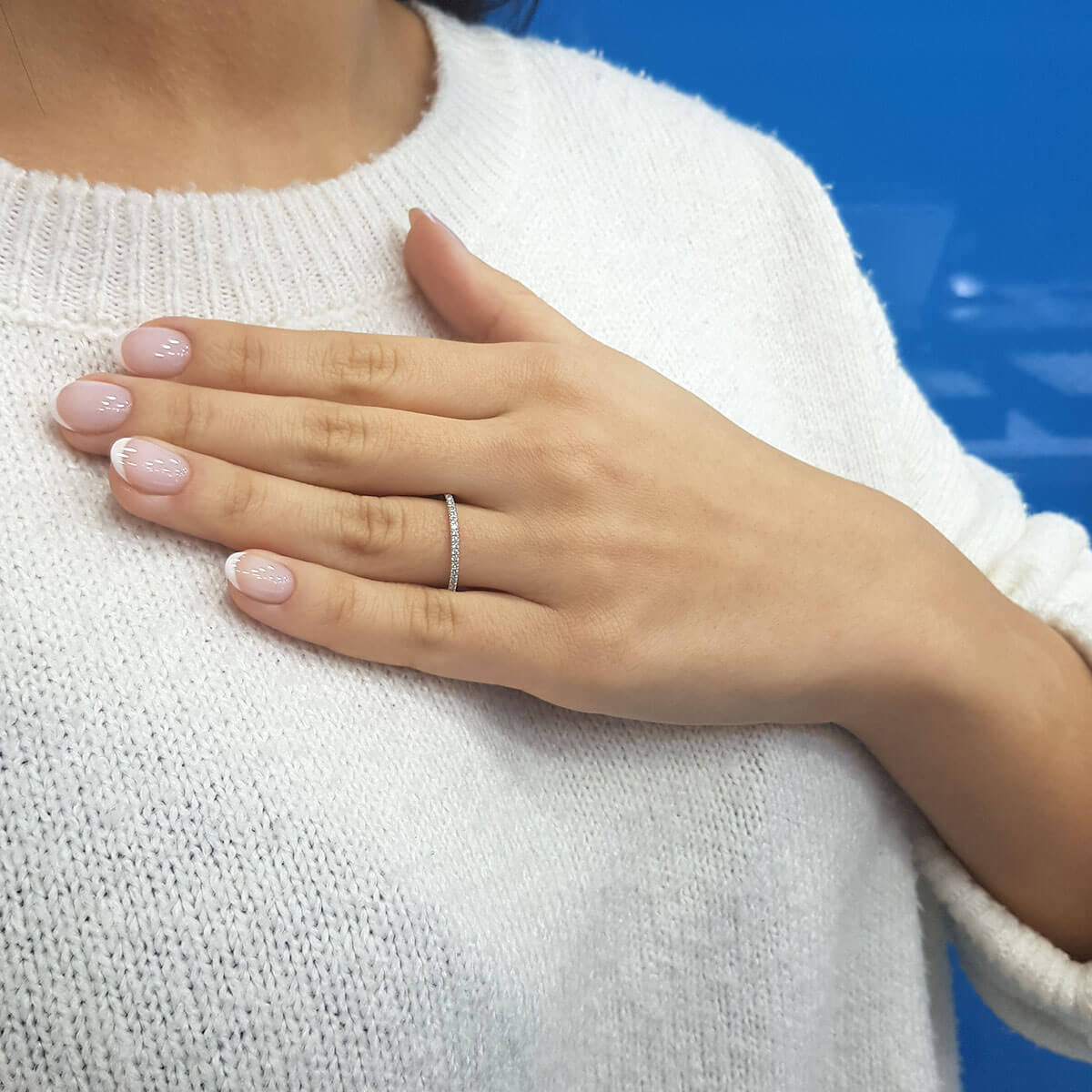 0.17 Carat Diamond Half-Eternity Ring
