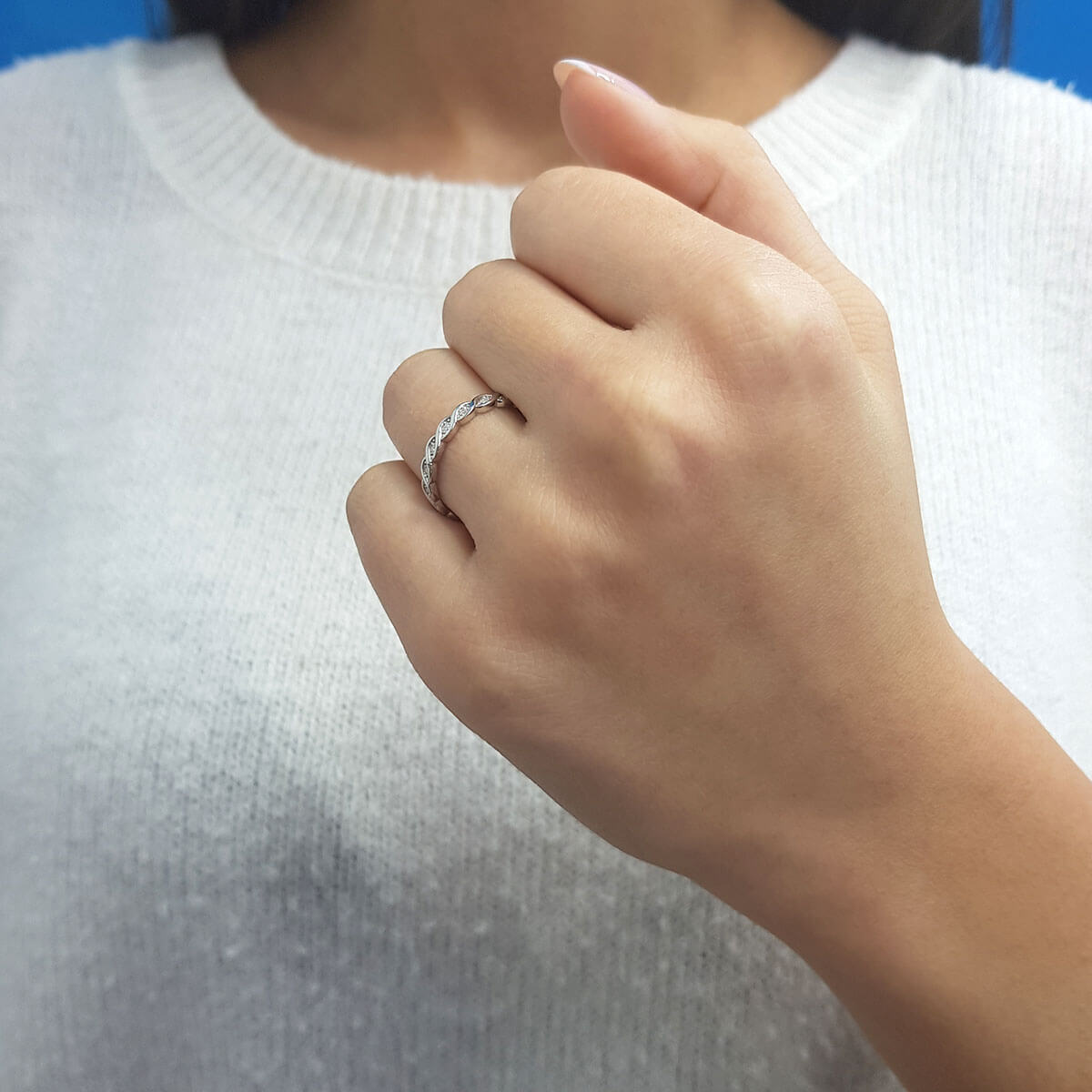 0.15 Carat Diamond Full Turban Ring