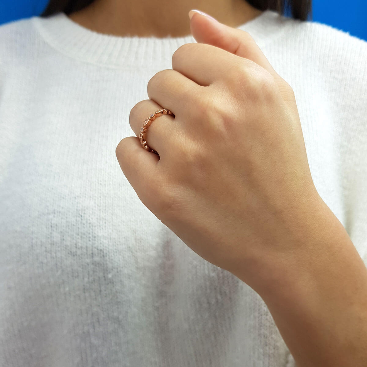 0.27 Carat Diamond Full Turban Ring