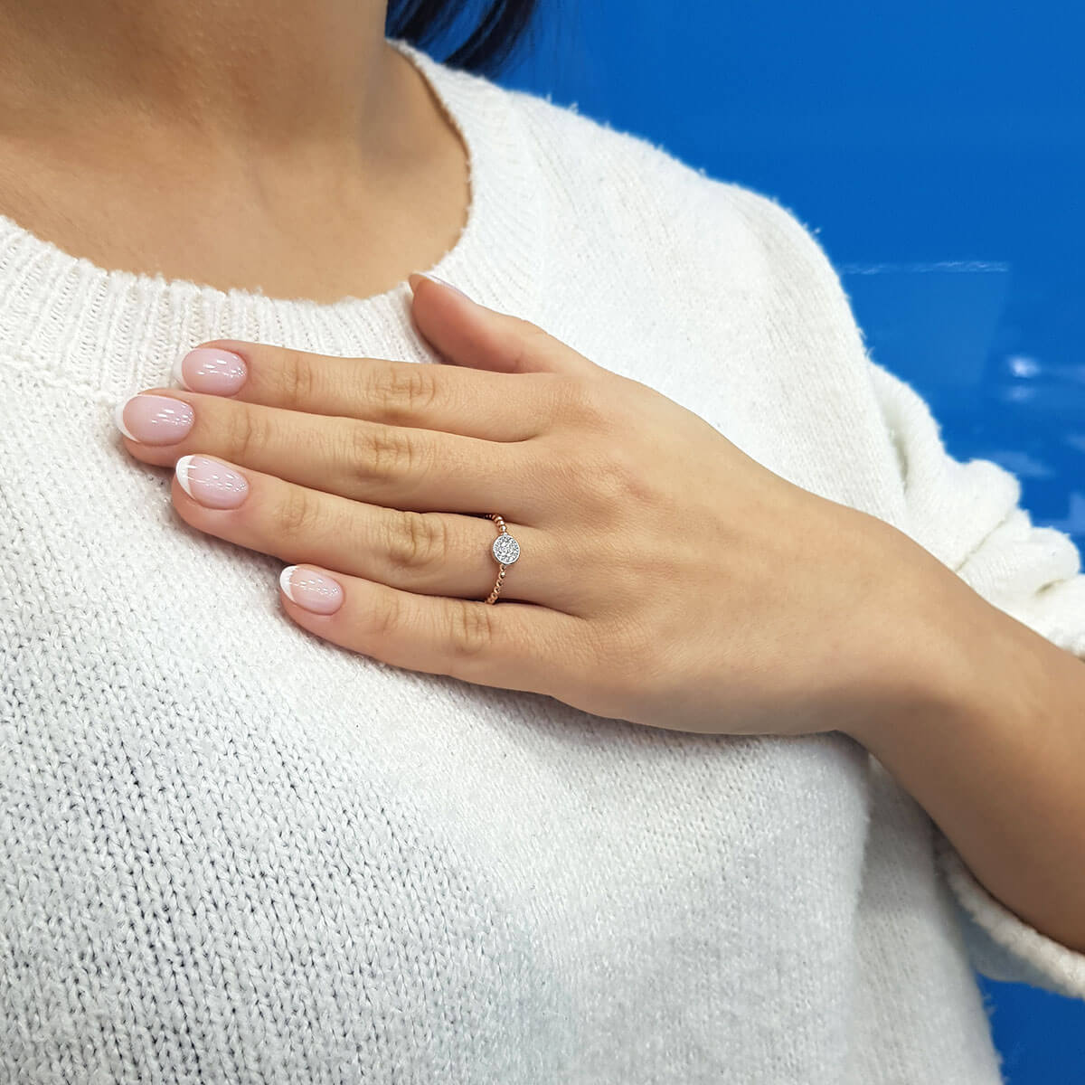 Diamond Shamash Ring