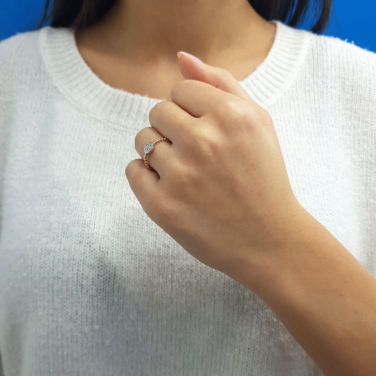 Diamond Shamash Ring