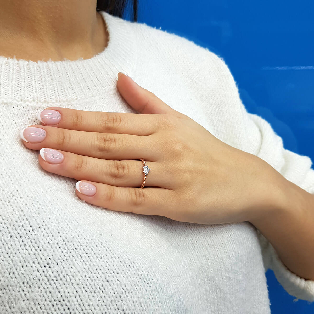 Assyrian Star Diamond Ring