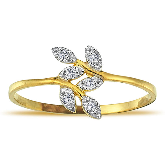 Diamond Laurel Ring