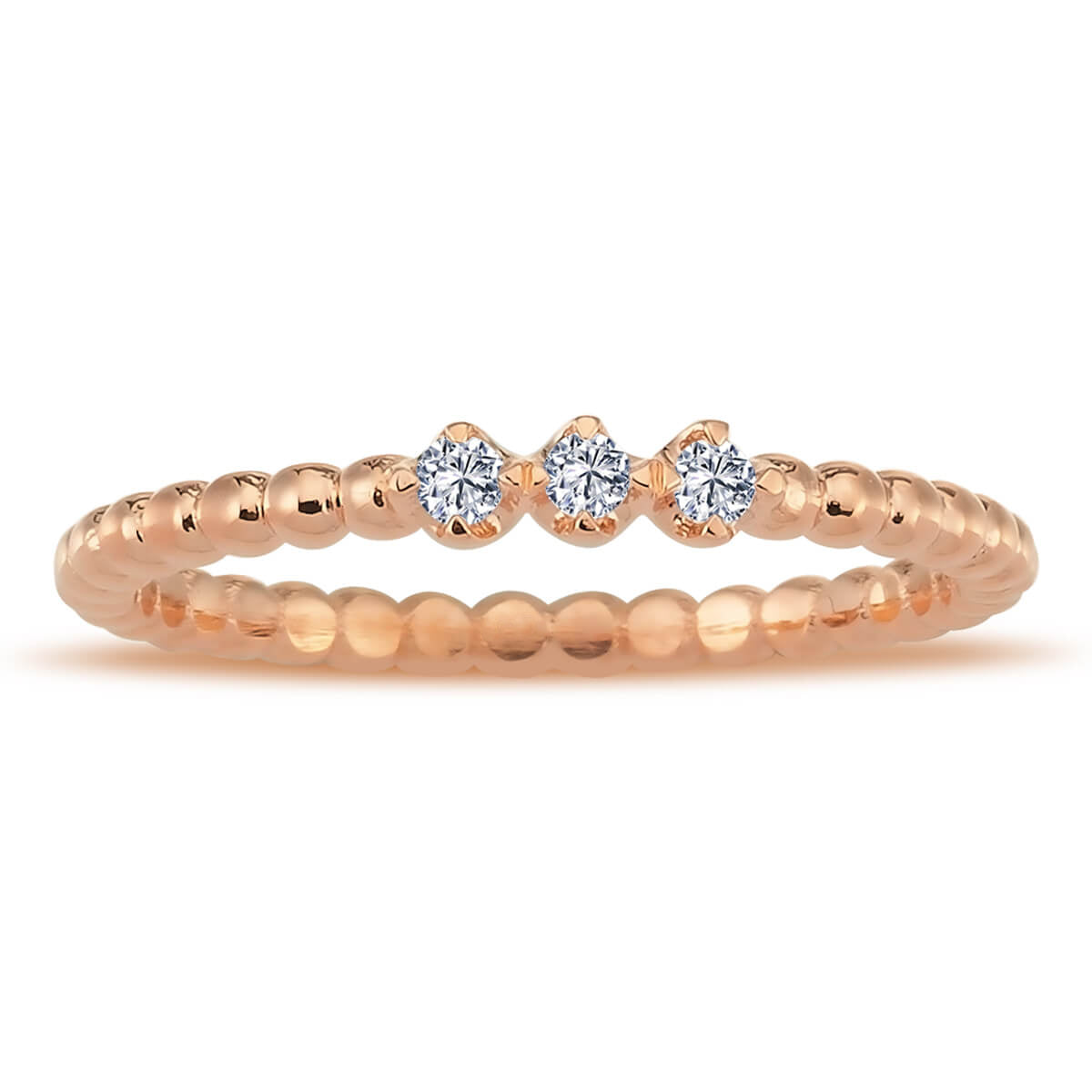 0.08 Carat Diamond Tria Ring