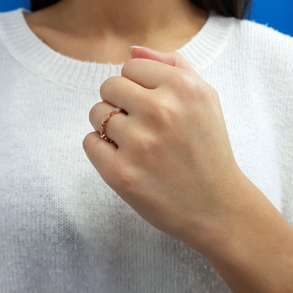 Diamond Stone Manu Ring