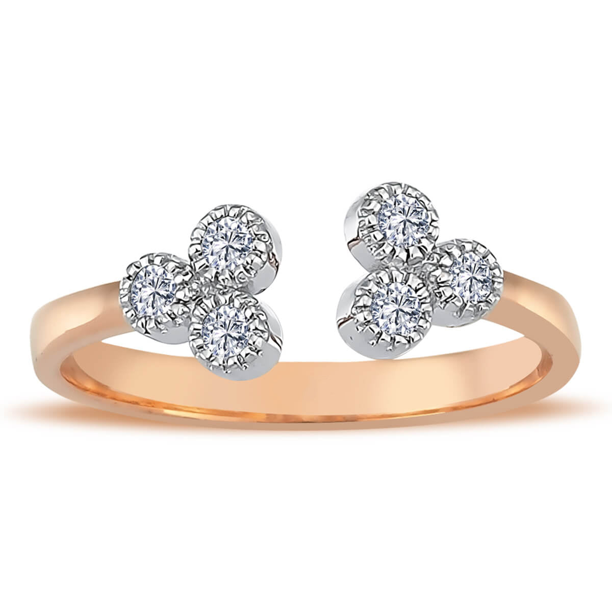 Diamond Stone Neti Ring