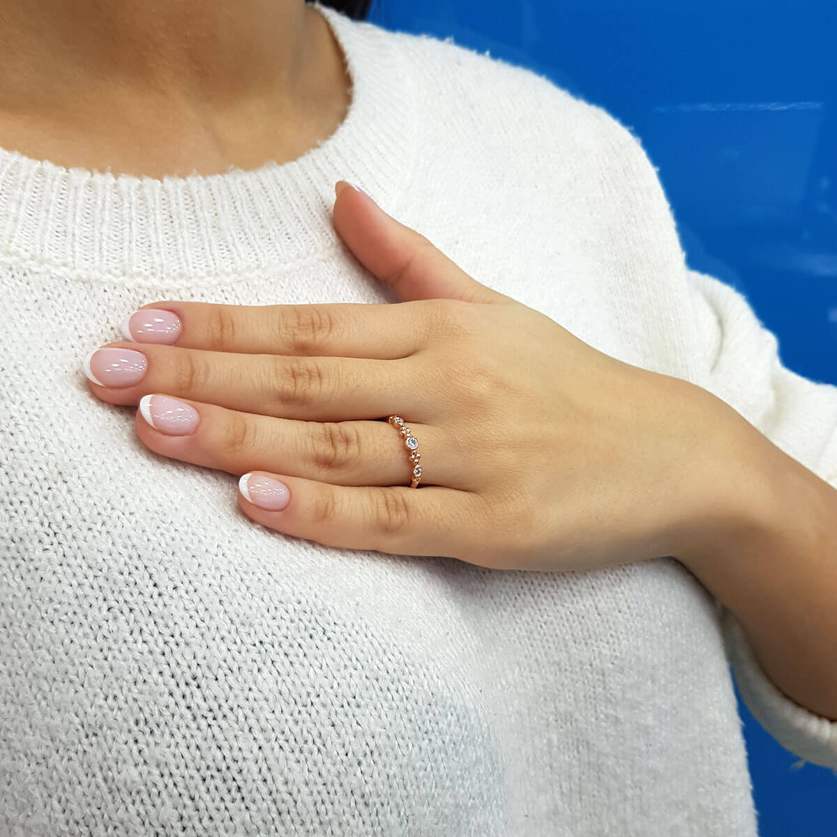 0.16 Carat Diamond Tria Ring