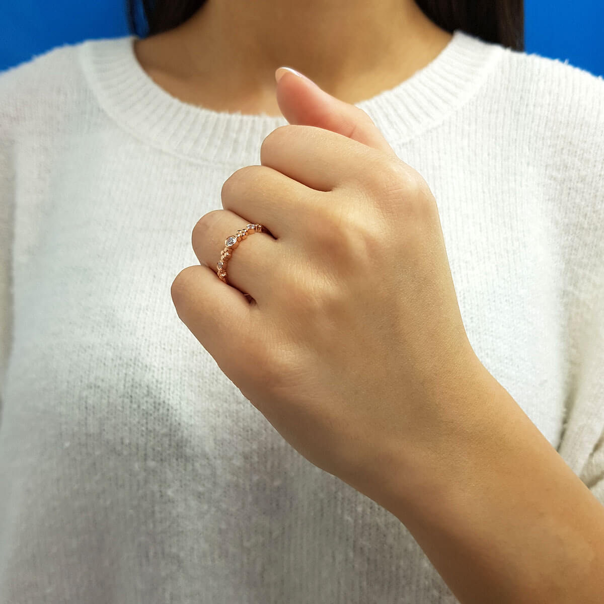 0.16 Carat Diamond Tria Ring