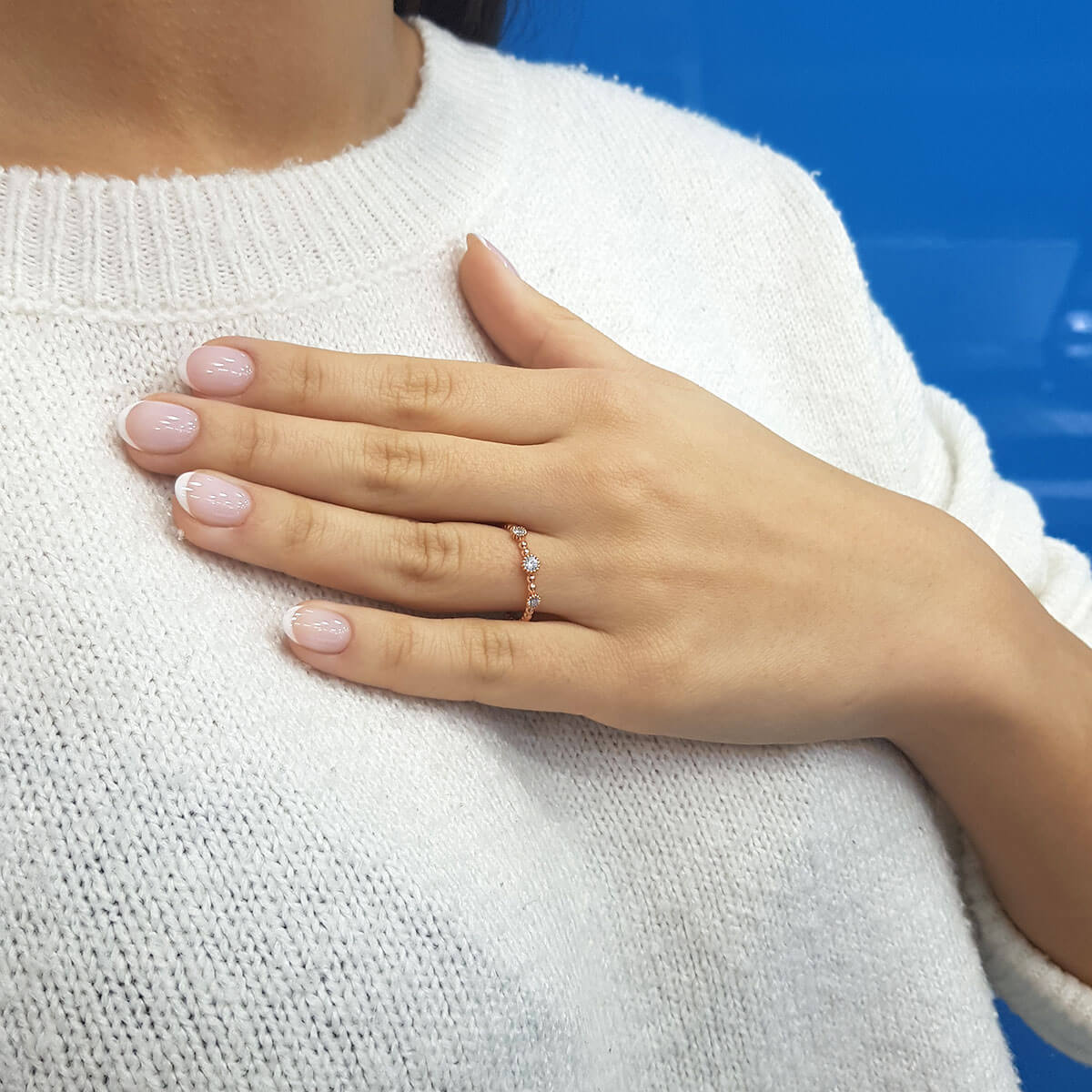 0.17 Carat Diamond Tria Ring