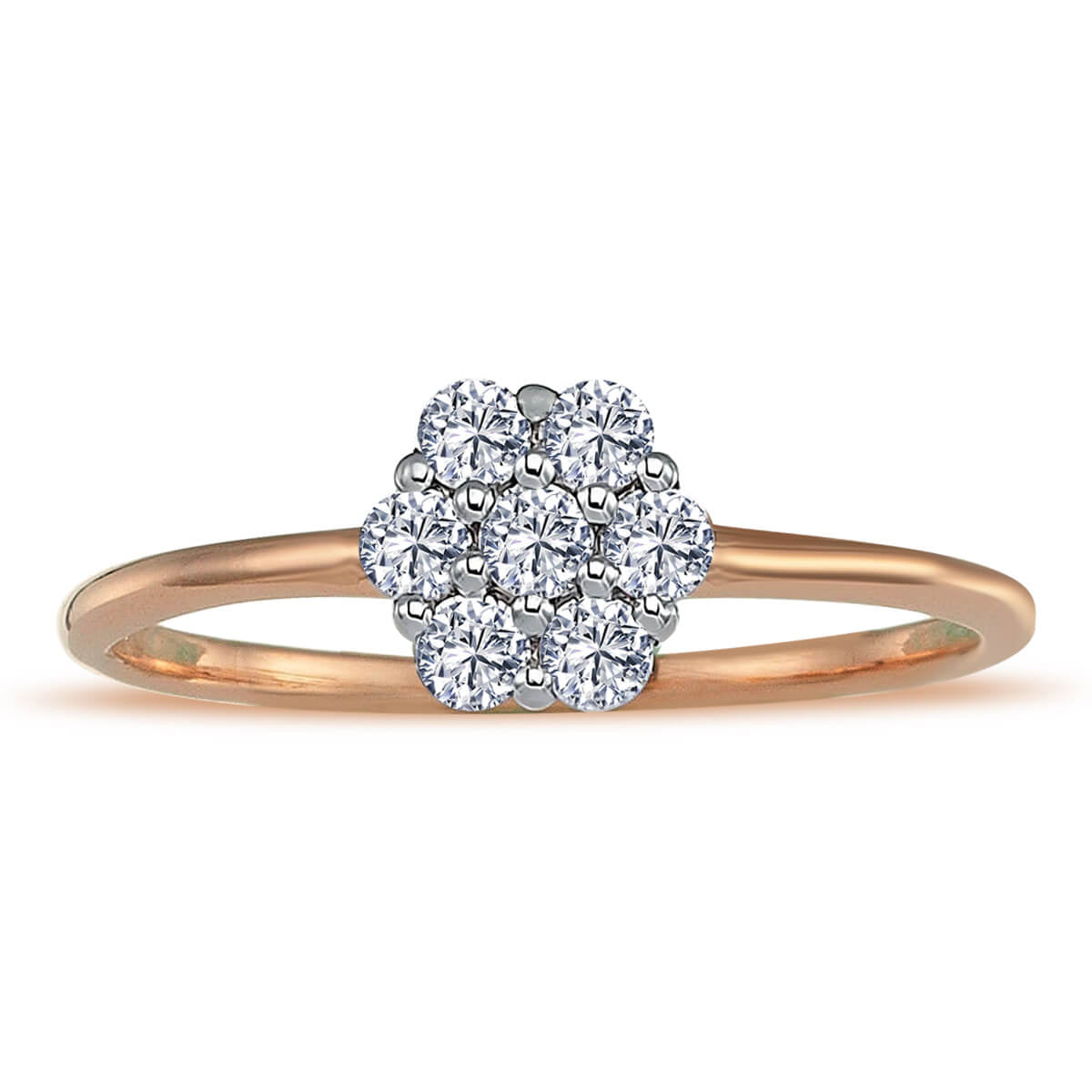 Diamond Glass Beauty Ring