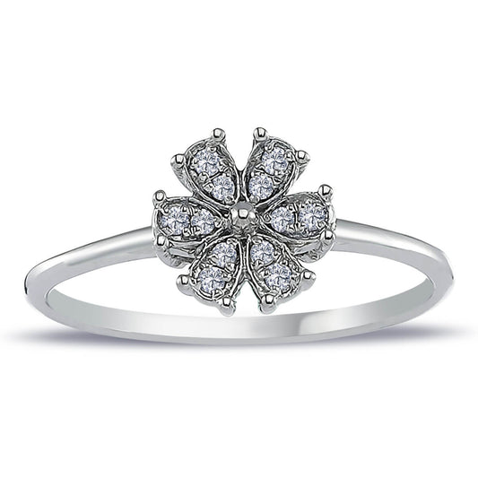 Diamond Magnolia Ring