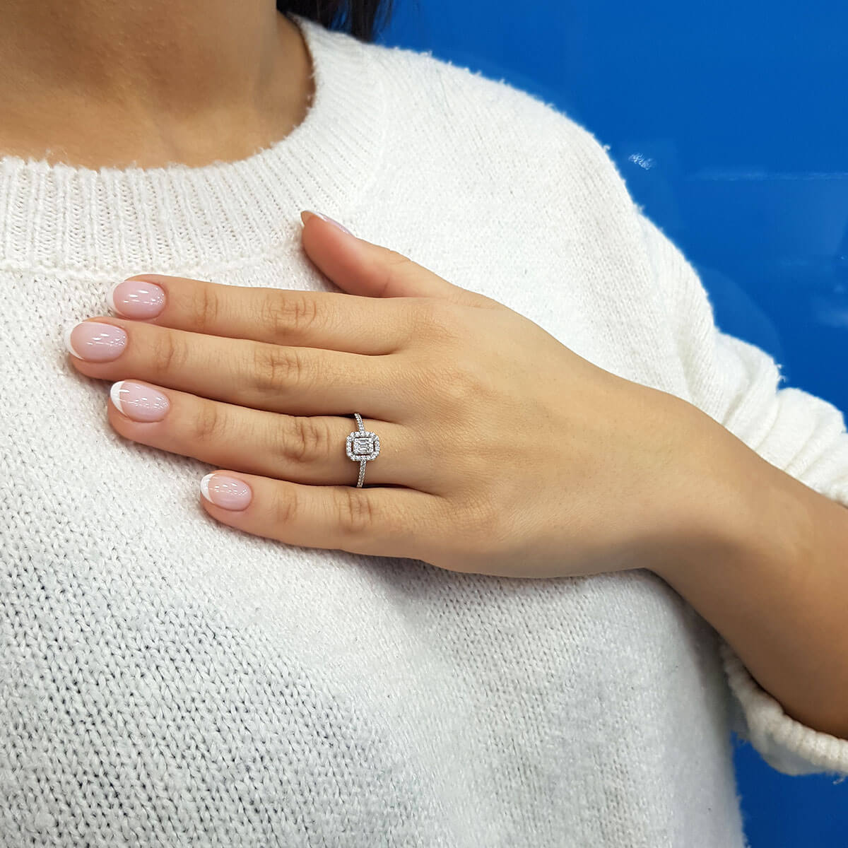 0.31 Carat Baguette Diamond Ring