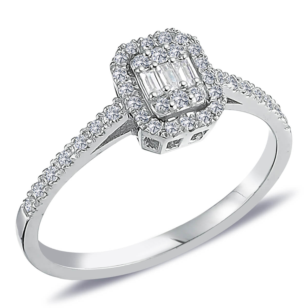 0.25 Carat Baguette Diamond Ring