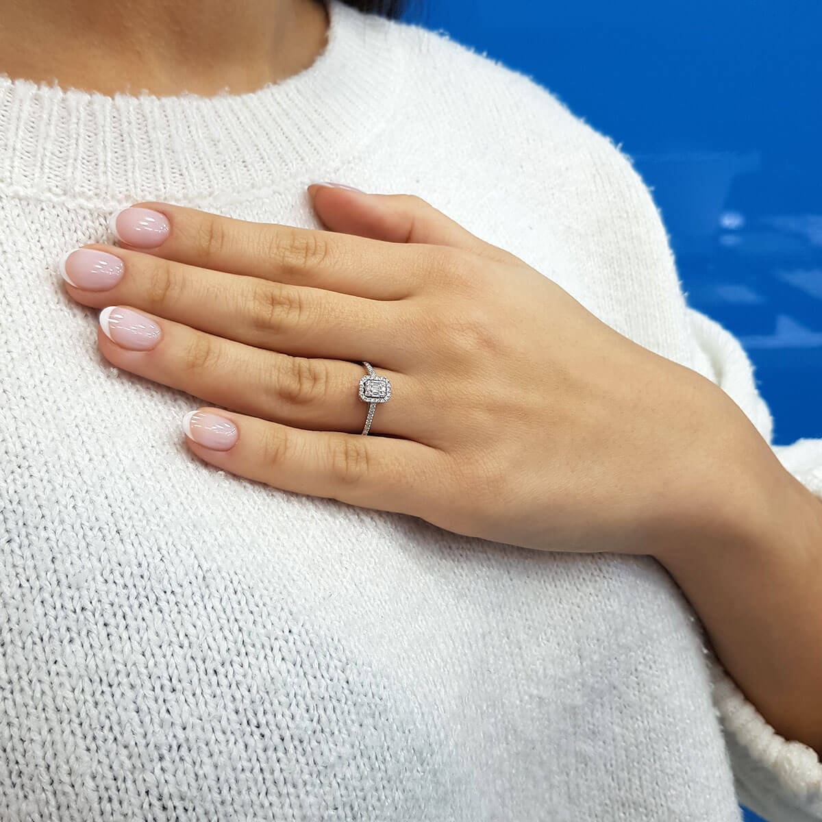 0.25 Carat Baguette Diamond Ring