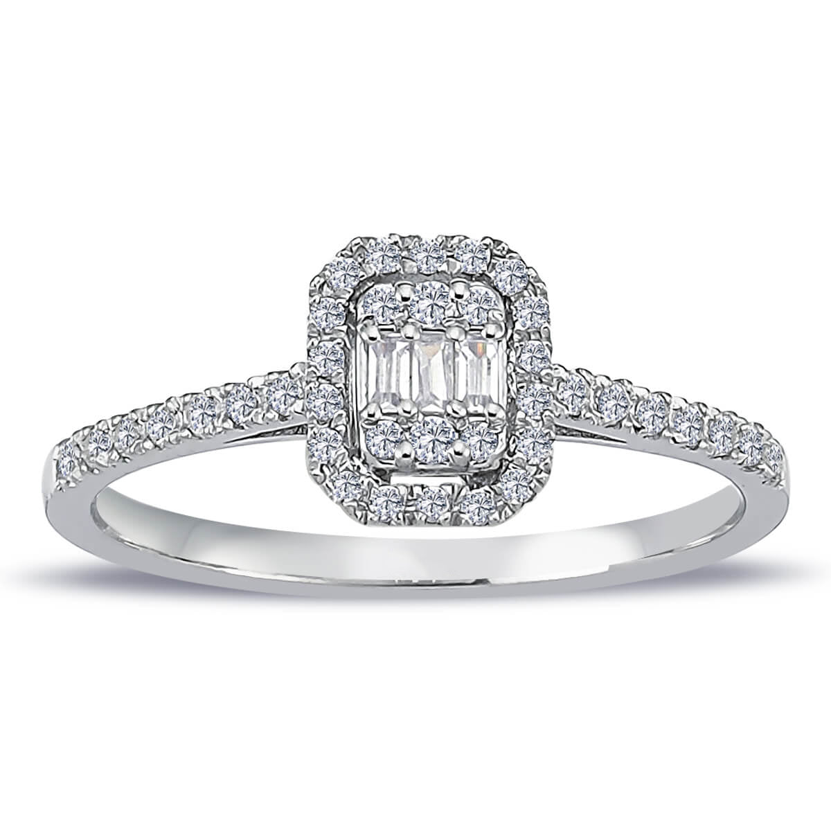 0.25 Carat Baguette Diamond Ring