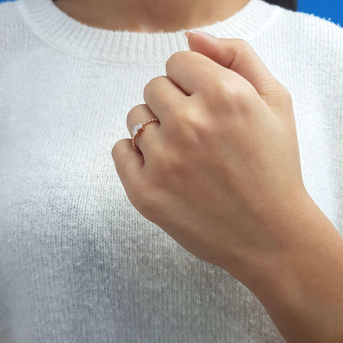 Baguette Diamond Dromos Ring