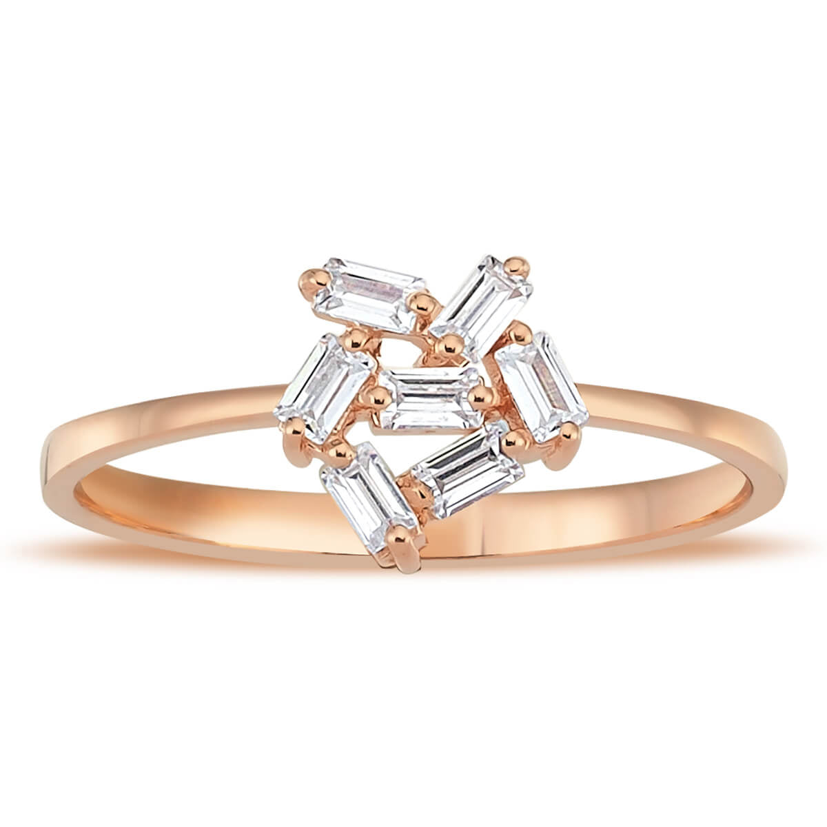 Baguette Diamond Çavi Ring