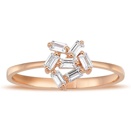 Baguette Diamond Çavi Ring
