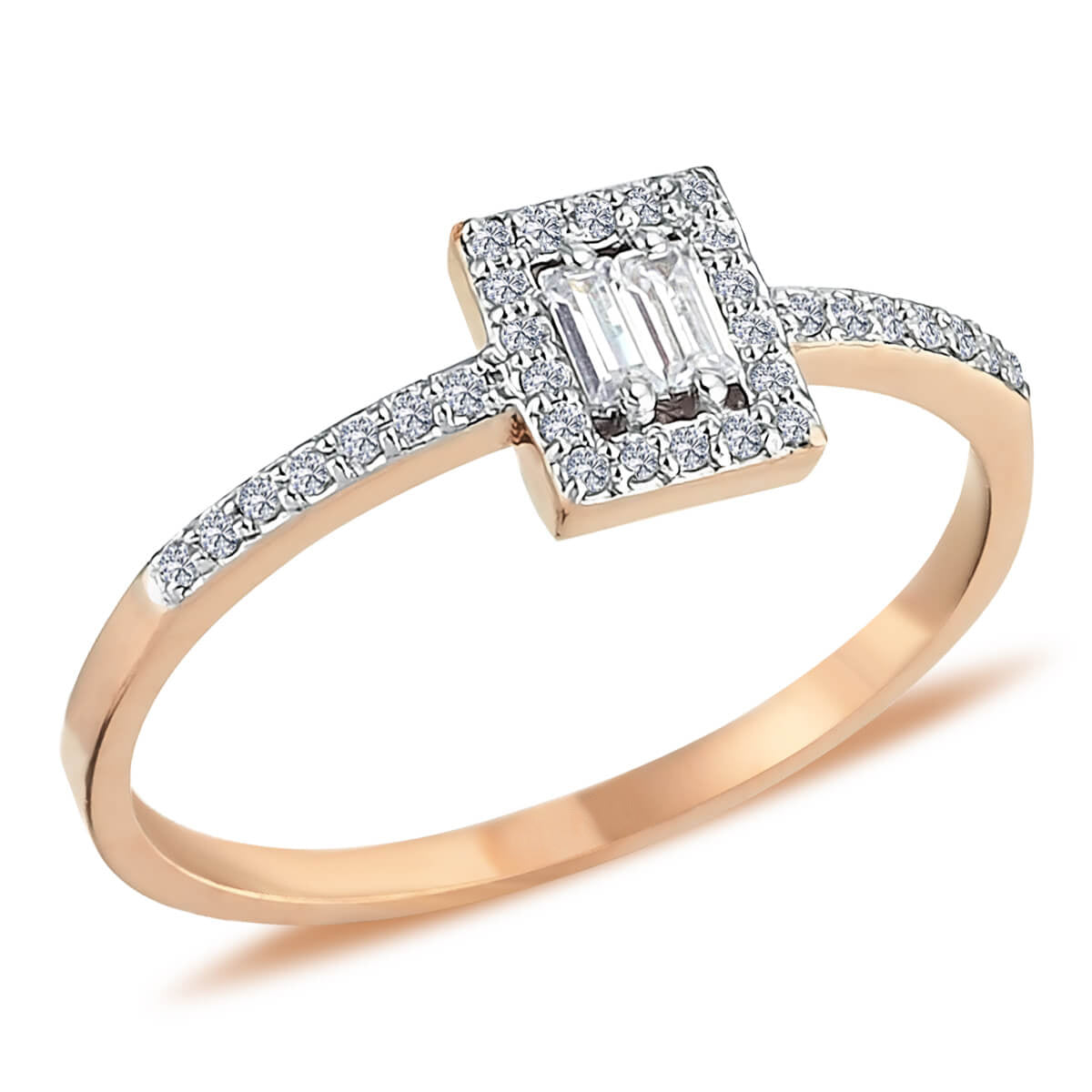 Baguette Diamond Large Nisane Ring