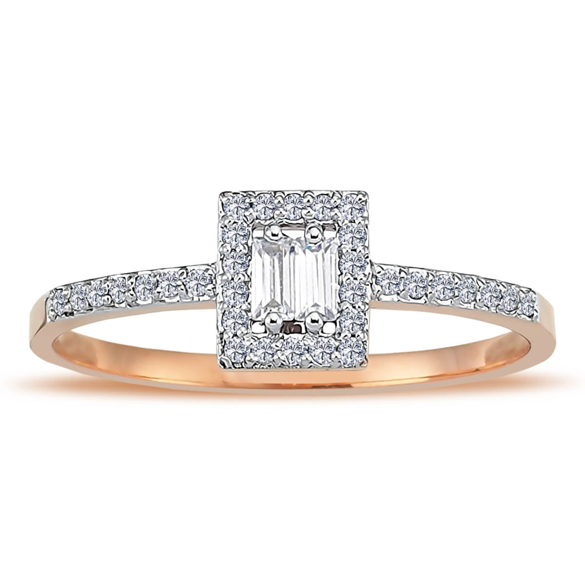 Baguette Diamond Large Nisane Ring