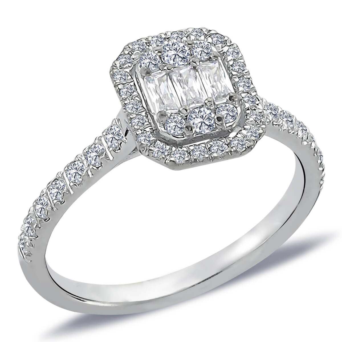 0.60 Carat Baguette Diamond Ring